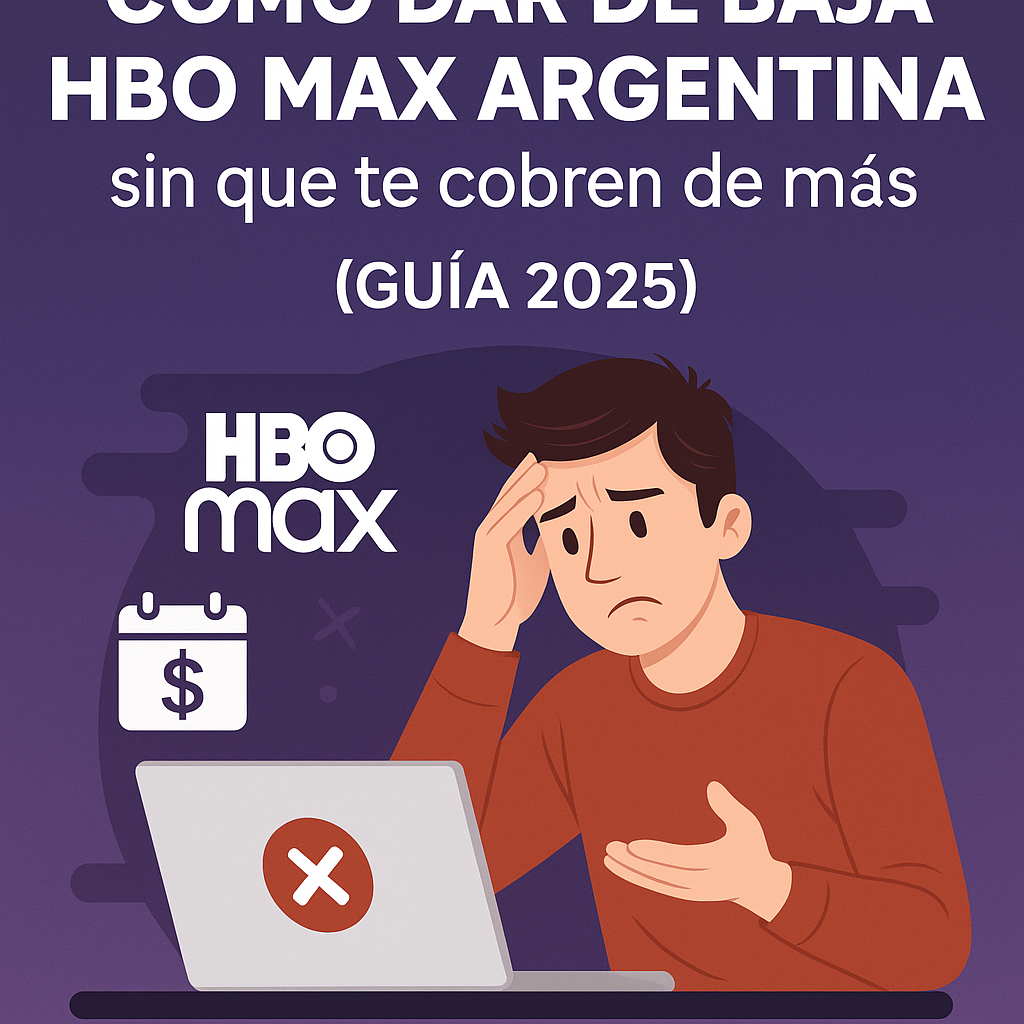 dar de baja hbo max max