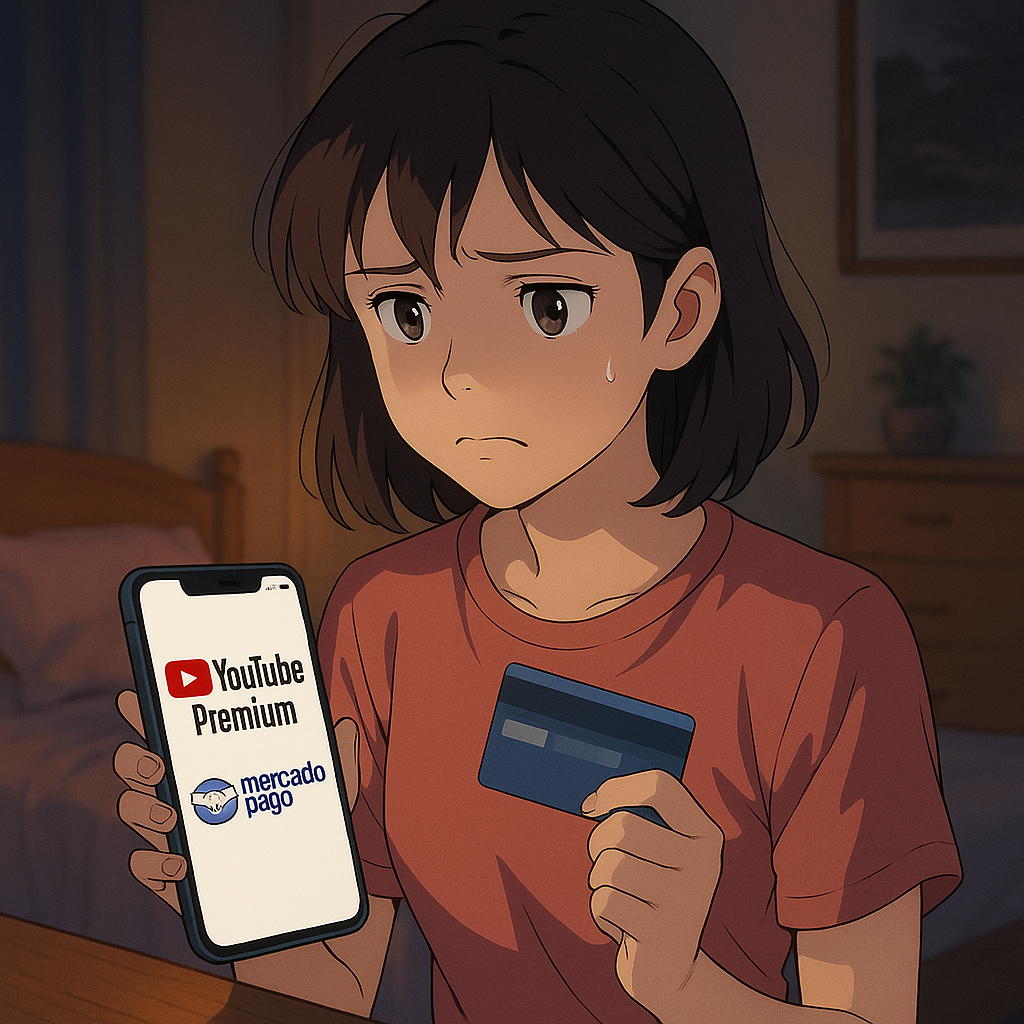 pagar youtube con mercadopago